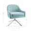 Chaise d'appoint pivotante Dezrae Mid Century-989160064