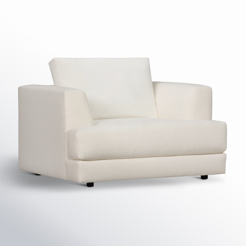 Fauteuil d'appoint Laguna, Chenille Crypton® neige Nomad