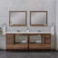 Ensemble de meuble-lavabo double 84 po Feike-332620879