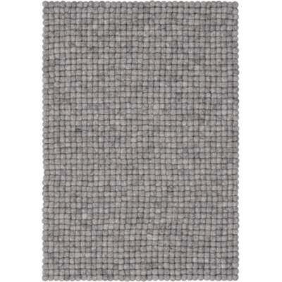 Solid Colour Wool Hand Woven Area Rug