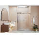 Eclipse 56 - 60 in. x 78 in. Fully Frameless Sliding Shower Door