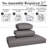 Outdoor Water-Resistant Replacement Cushions For Patio Conversation Sets-1152119281