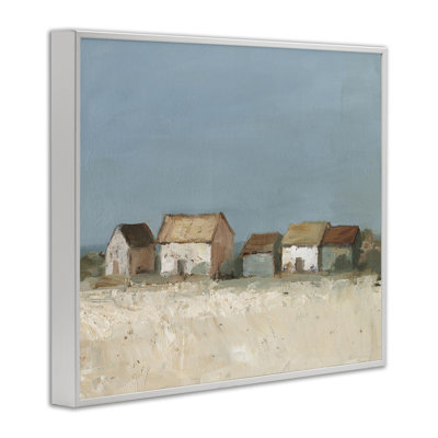 «Distant Town House», art de la giclée encadrée par Ethan Harper