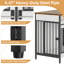 Meuble double 78,74 po avec séparateur amovible et 4 compartiments-114140749