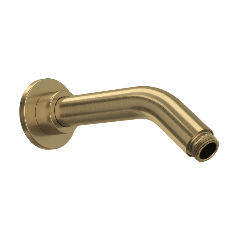 Tenerife™ 7" Reach Wall Mount Shower Arm, Antique Gold