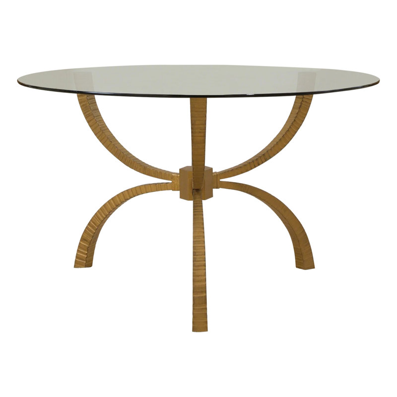 Teton Rectangular Table-Gold