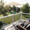  Hauteur du support de support de parasol de terrasse flexible pour balustrade de patio Balcon, cour, piscine, chariot mobile, noir, plat