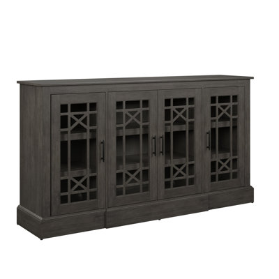 Buffet Andrine avec portes décoratives en verre