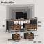 160cm Multifunctional Tv Cabinet With Multiple Drawers-1042957989