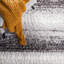 Tapis rayé gris clair / gris Omaury-423108928
