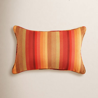 Boynton Striped Sunbrella® Outdoor Reversible Throw Pillow