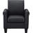 Alrun Upholstered 29" Wide Faux Leather Armchair-1836319326