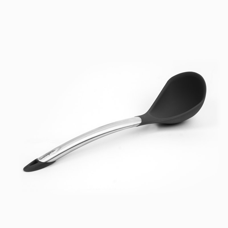 Cuisipro Ladle, Heat and Stain Resistant, Dishwasher Safe, 31cm, Black