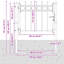 131 cm W Gate Fencing