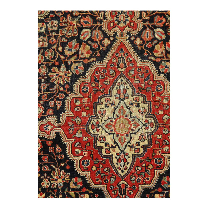 Meagann Hand Woven Cotton Oriental Area Rug