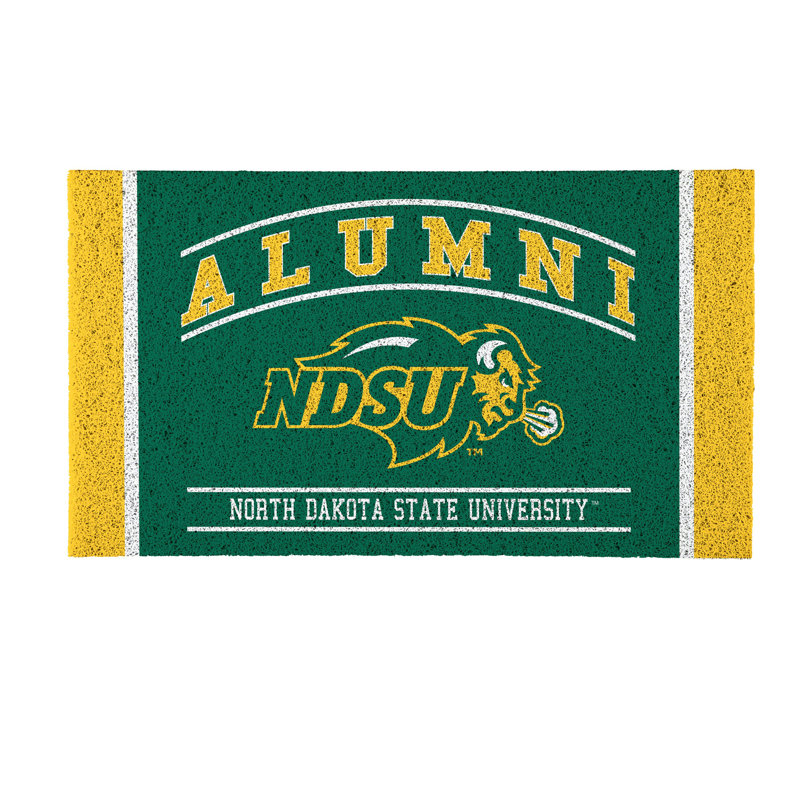 Tapis en PVC de l'Université North Dakota State, 28 po x 16 po