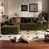 Tissu vert sherpa est en rupture de stock