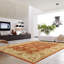 Agra Oriental Hand-Knotted Wool Red/Brown Area Rug-33012636
