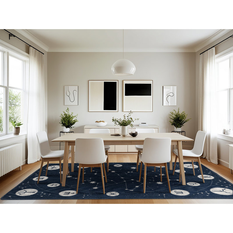Tapis gris lavable à la machine, Rectangulaire 7 pi x 10 pi
