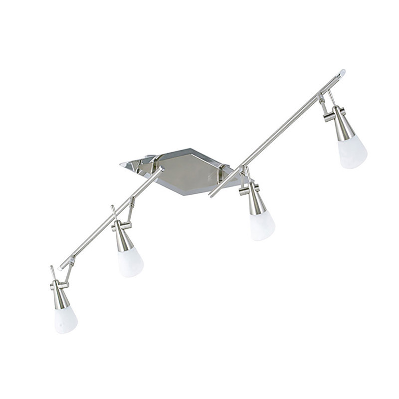 Witten Glass Spotlight, 4 Light