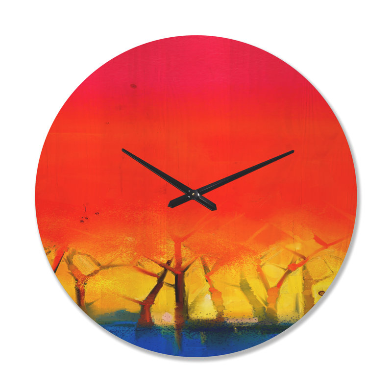 Solid Wood Wall Clock, Small