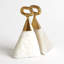 Set of 2 Equestrian Marble Book Ends