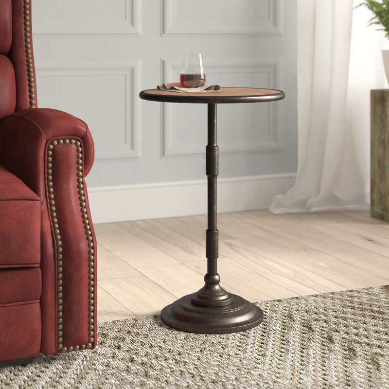 Garett Tray Top End Table, 25" H x 16.35" W x 16.35" D
