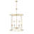 Ain 9 Light Chandelier in Rubbed Brass-888902169