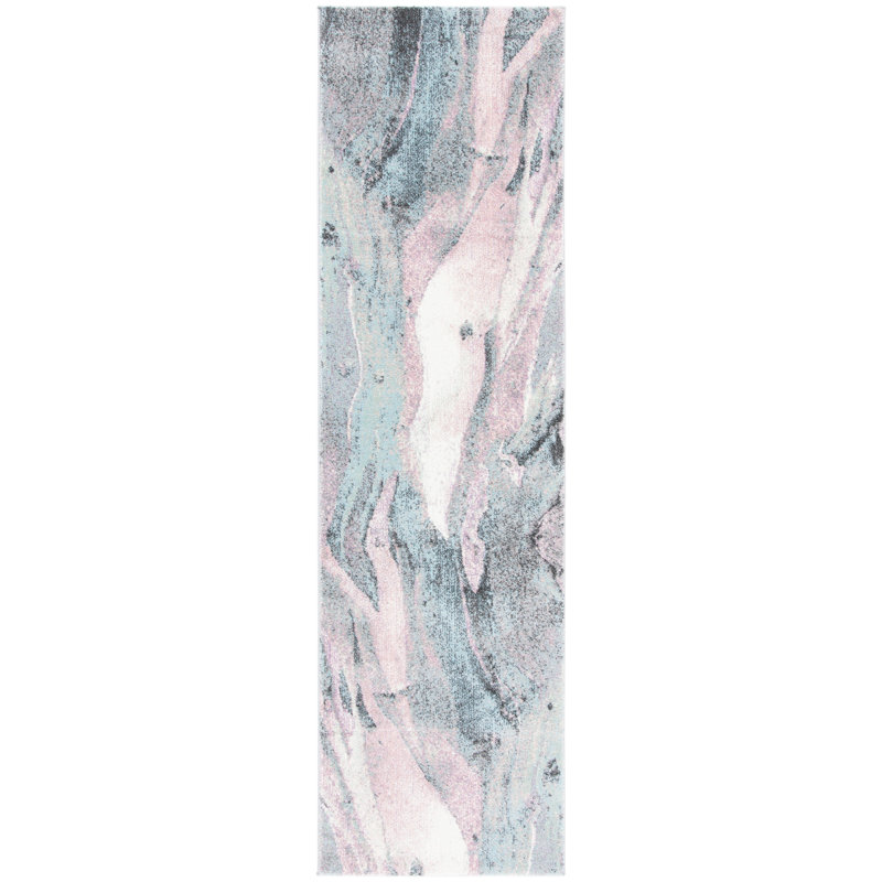Nashota Performance Abstract Rug, Runner 2'3" x 8'