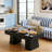 Wooden Coffee Table (Not Including Chair)