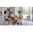 20.75" W Upholstered Dining Chair with Rattan Back-1457679280-1457679247