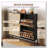 Rattan Shoe Cabinet with 4 Flip-Down Doors-1272478097