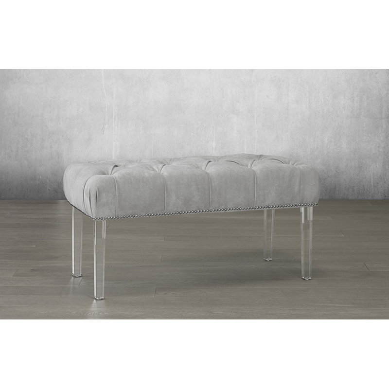 Banc rembourré Laymon, Anthracite