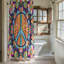 Peace & Flowers - Rideau de douche standard 1 pièce-1924218117