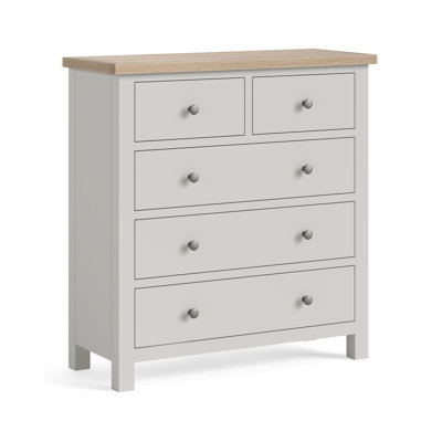 Waldemar Heysham Grey 2 Over 3 Chest of Drawers