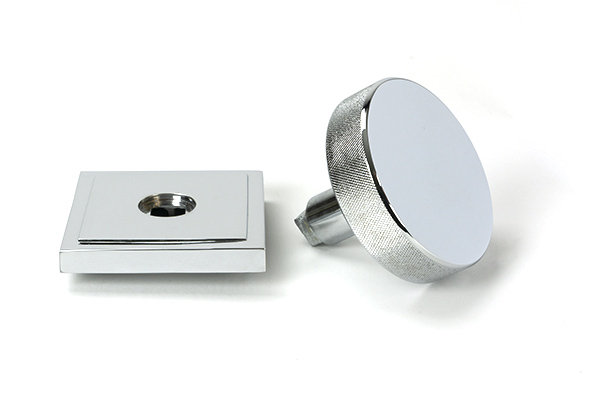 Brompton Single Dummy Door Knob , Polished Chrome
