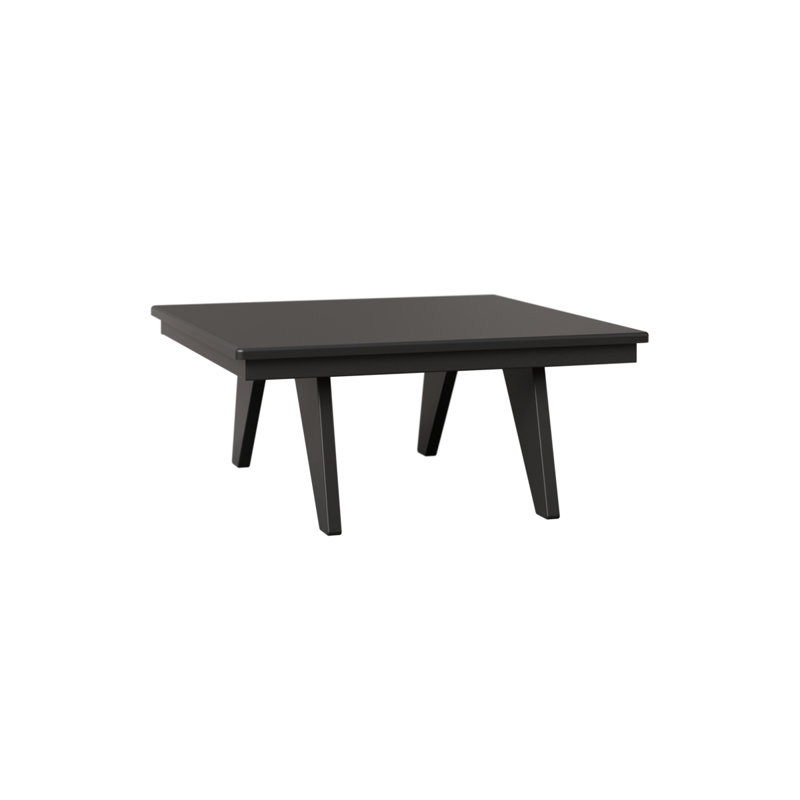Table d'accessoires berlinoise matte Berlin Square, Noir mat
