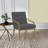 Kirra Upholstered Metal Arm Accent Chair-238515230