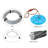 80 ft Backyard Zipline Kit for Kids and Adults, 500 lb Capacity Outdoor Playground Set with Stainless Steel Cable, Spring Brake, Safety Harness and Seat