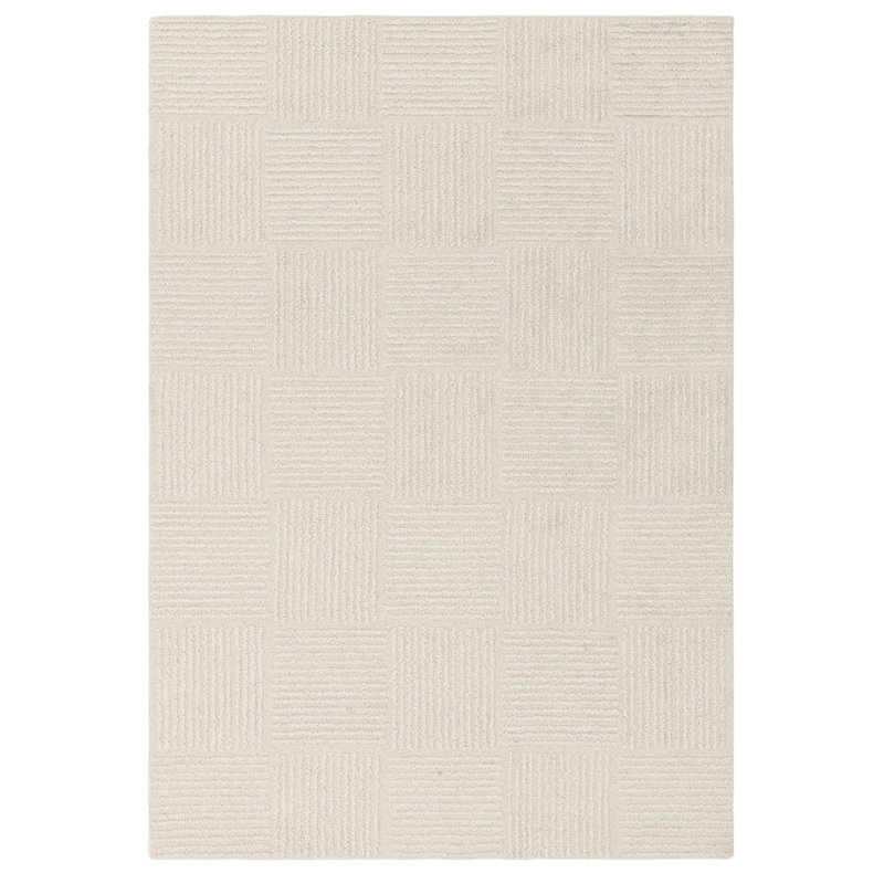 Bettsy Geometric Wool Hand Tufted Area Rug, Rectangle 200 x 290 cm