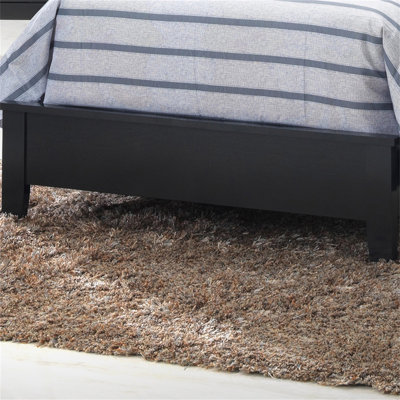 Chic Transitional Twin Bed