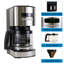 Kenmore Drip Coffee Maker Machine, 1.8L Filter Coffee Machine with Timer-98125209