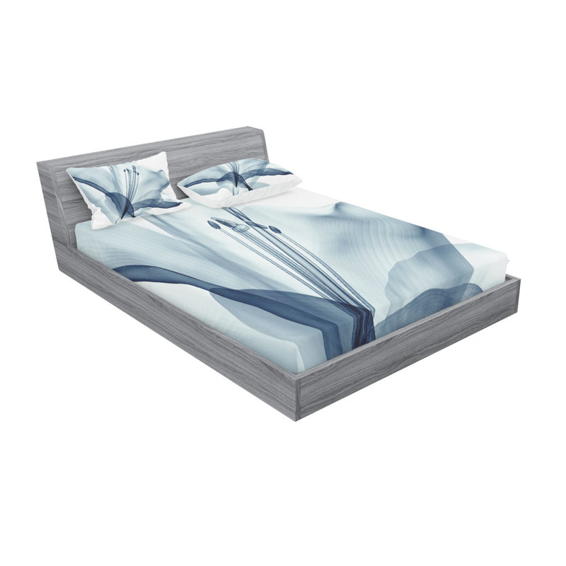 Microfiber Sheet Set, Full Sheet + Fitted Sheet + 2 Pillowcases