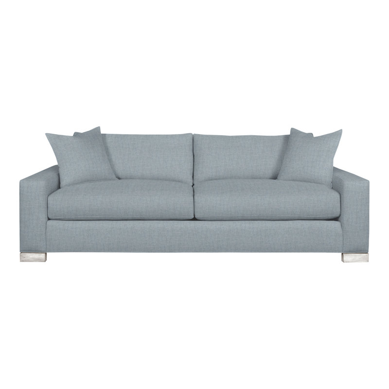 Canapé Claremont, Perigold somptueux chenille II ciel , Navajo