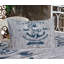 Drap-housse et coussin décoratif nautique Ambesonne Beige Bleu marine-106788802