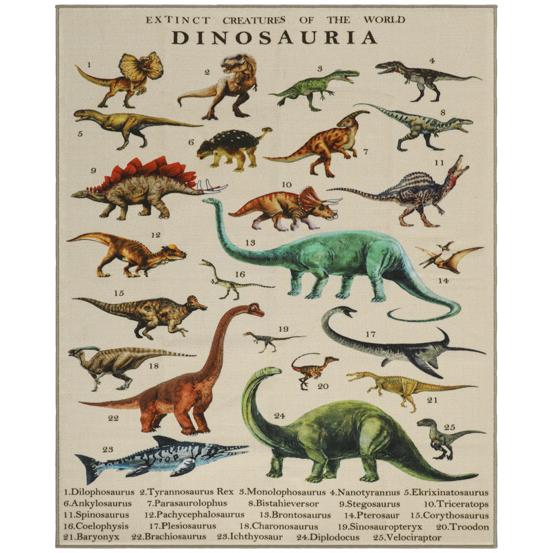 Très grand tapis de jeu pour bébé éducatif en polyester 79 po x 59 po, tapis de jeu antidérapant pour tout-petits, salon et chambre à coucher avec motif de dinosaures, kaki