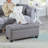 Upholstered Storage Rectangular Bench For Entryway Bench-1280656620