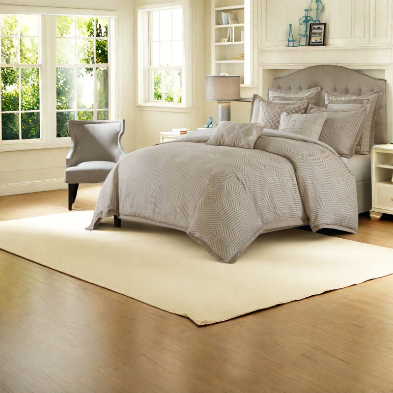 Ensemble de literie pour grand lit de luxe 8 pièces, jacquard en polyester durable, confort moderne pour la maison