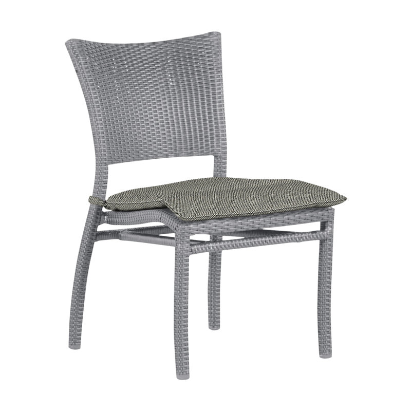 Chaise d'appoint tissée Skye - Huître, Huître, Welt, Intermix écorce