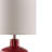 17.5" Modern Glazed Ceramic Table Lamp with Drum Shade-14842052